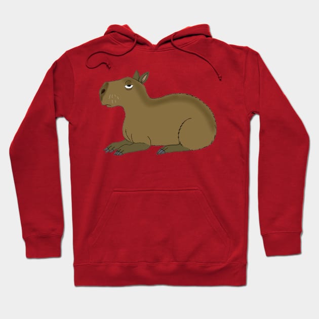 Capybara Hoodie by Mr.Nikils